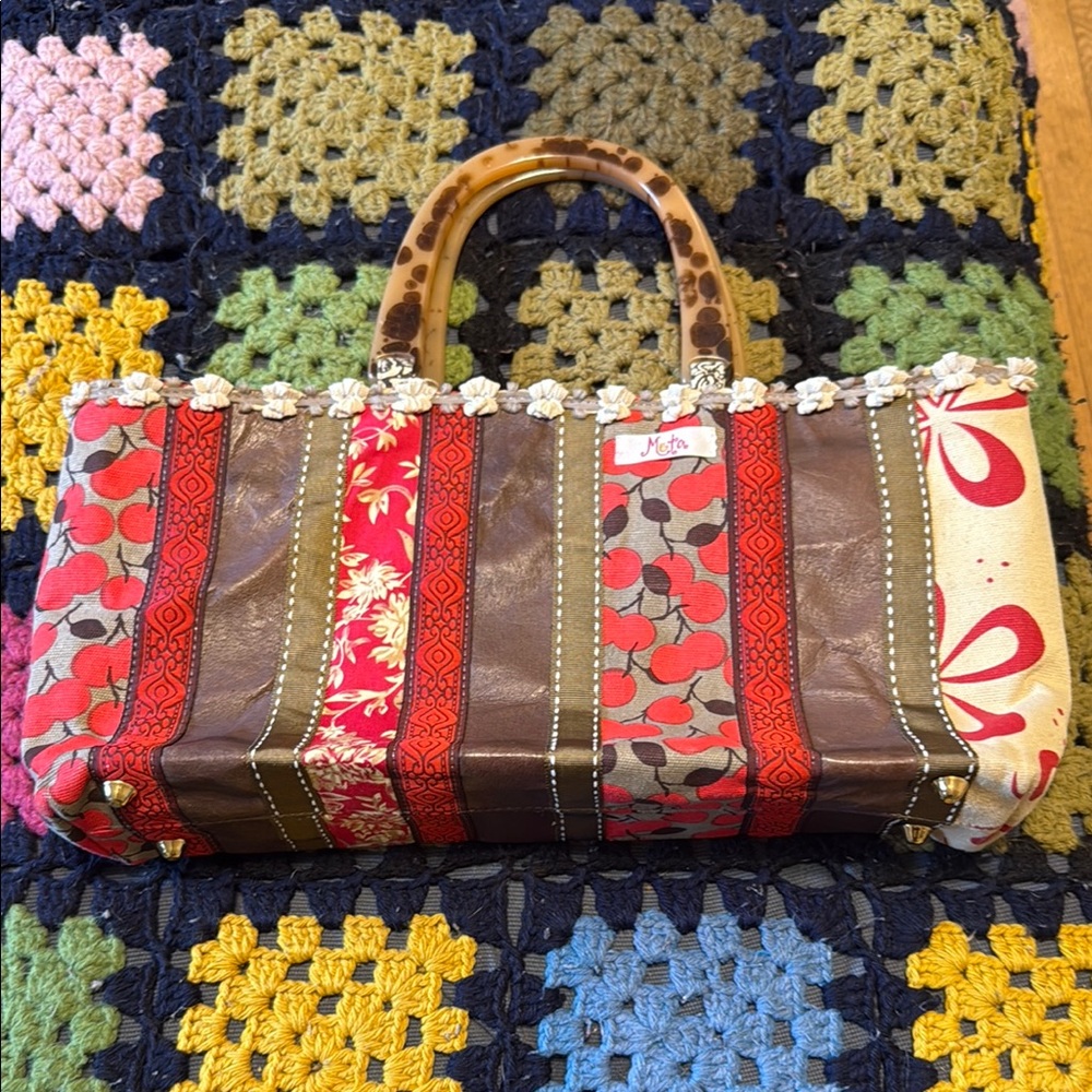 Colorful Patchwork Tote Bag